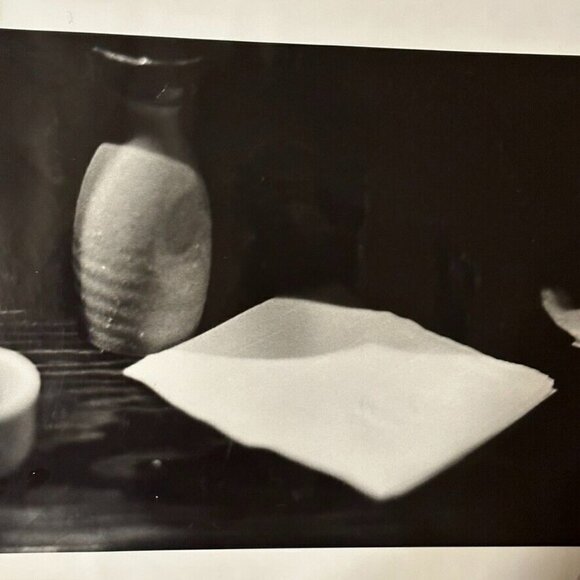 Photograph Print Janine Gordon Signed 16x20" B/W Saki Cup Japanese Still Life - Picture 1 of 5